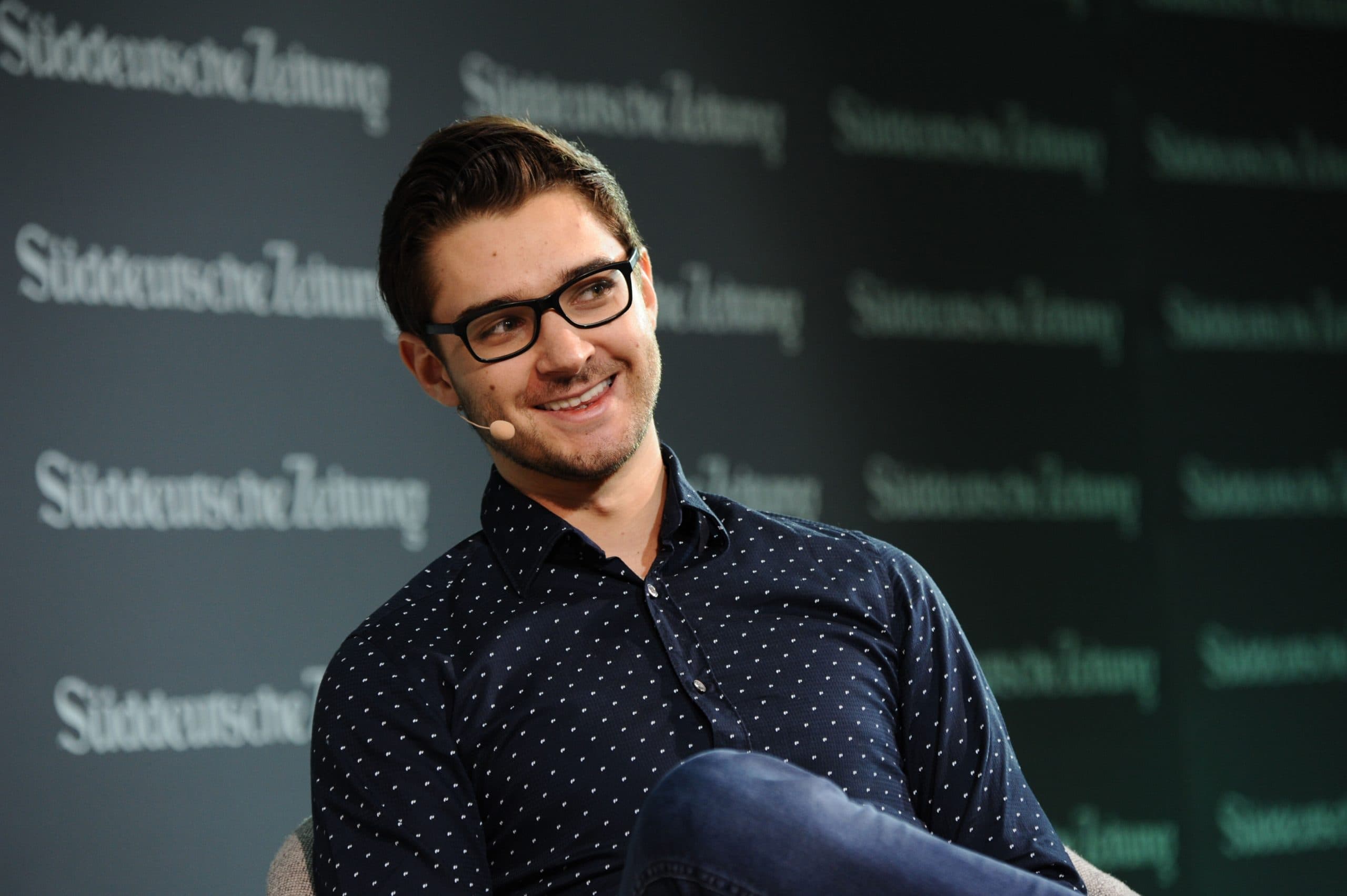 Dominik Schiener auf dem SZ-Wirtschaftsgipfel in Berlin, 2018