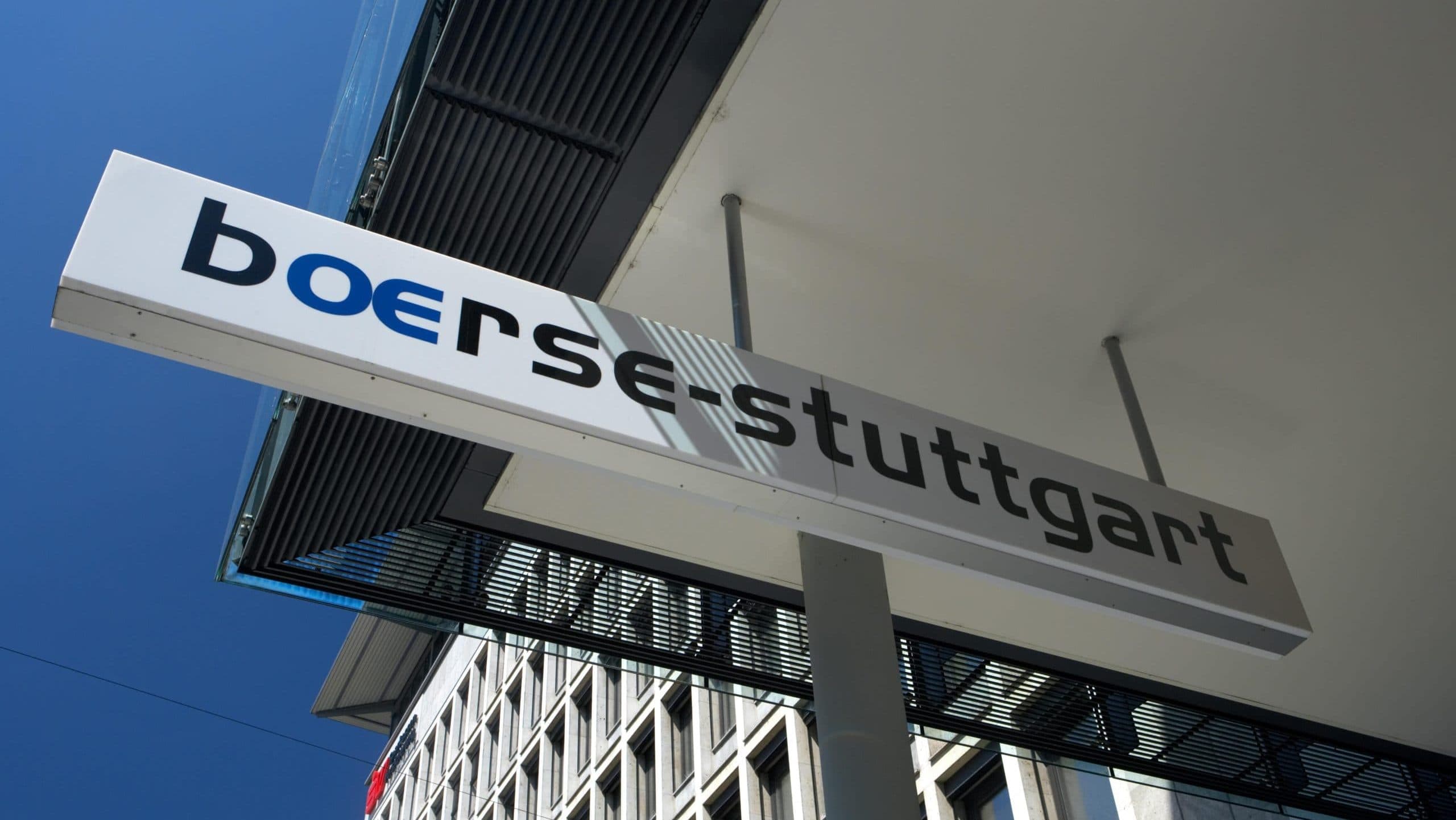 Das Bild zeigt das Logo der Boerse Stuttgart