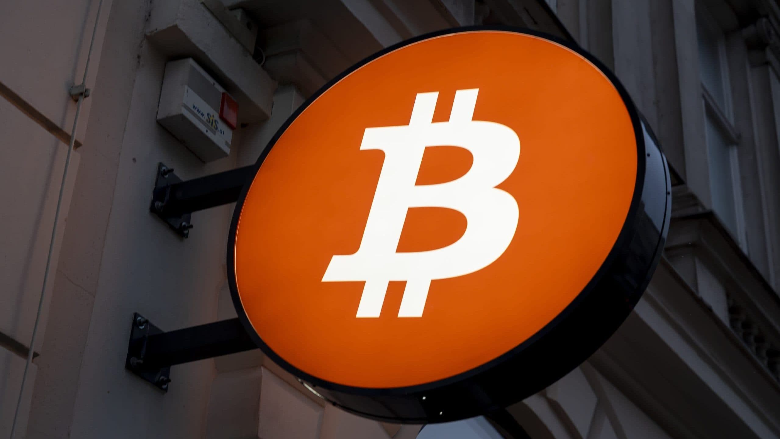 Das Bild zeigt das Bitcoin-Logo