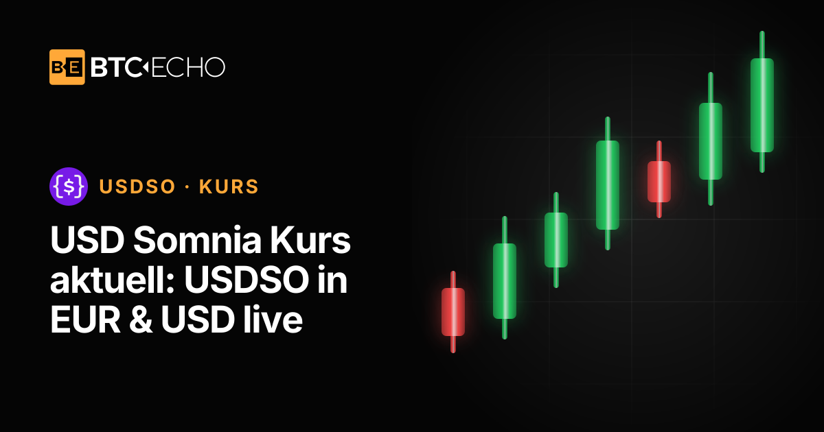 USD Somnia Kurs aktuell: USDSO in EUR & USD live