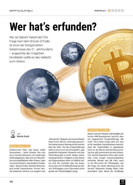 Wer ist Satoshi Nakamoto