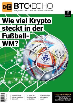 BTC-ECHO Magazin November 2022 - Cover
