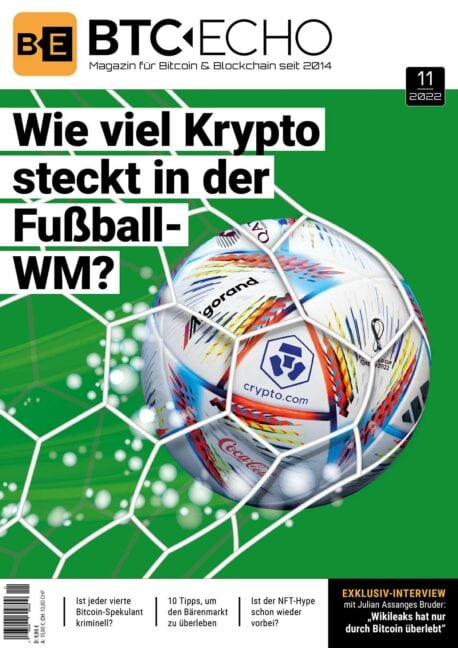 BTC-ECHO Magazin November 2022 - Cover