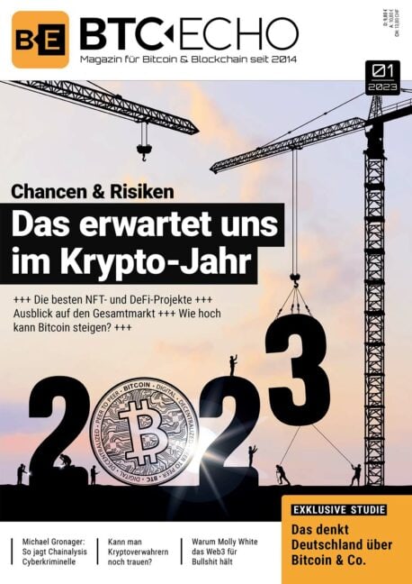 BTC-ECHO Magazin Januar 2023 - Cover