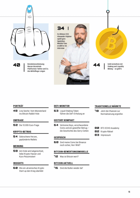 BTC-ECHO Magazin Februar 2023 - Leseprobe