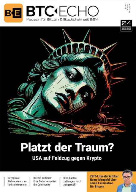 BTC-ECHO Magazin Cover April 2023