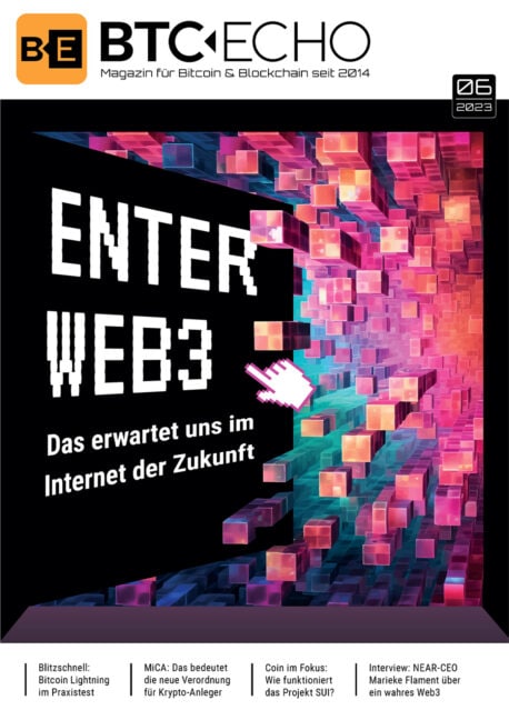BTC-ECHO Magazin Cover Juni 2023