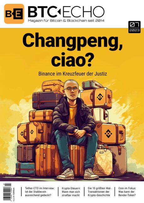 BTC-ECHO Magazin Cover Juli 2023