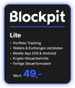 Blockpit Kryptosteuer-Tool (Lite Lizenz)
