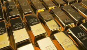 Gold bars and Financial concept, studio shots