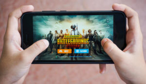 PUBG-Startbildschirm auf Smartphone