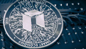 NEO-und-GAS-Symbolbild-NEO-Coin-mit-Smart-Economy-Praegung