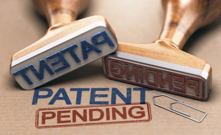 Zwei Stempel: Patent und Pending | Symbolbild Alibaba Blockhain Patent