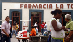 Venezuela. Apotheke akzeptiert Dash