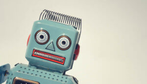 Trading (Symbolbild) durch Roboter verkörpert
