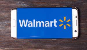 Walmart-Logo auf Smartphone