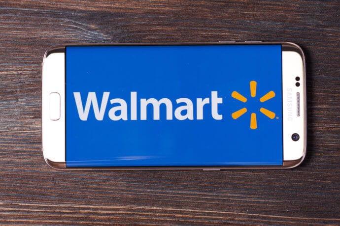 Walmart-Logo auf Smartphone