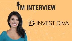 Bild mit Schriftzug im interview und invest diva mit abbildung von Kiana Danial, die im Interview selbst Tipps zum Bitcoin Investment gibt