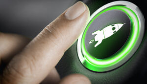 Turbo-Button, Symbolbild Bitcoin Halving