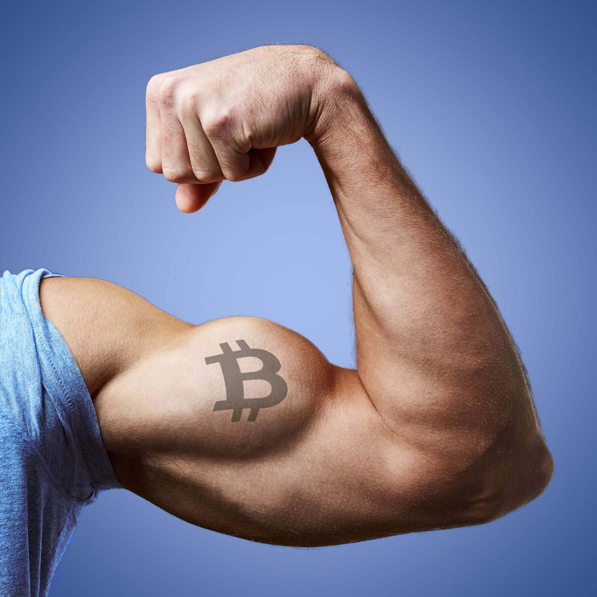 Bitcoin Tattoo auf Bizeps - Bitcoin-Kurs im Aufwind?