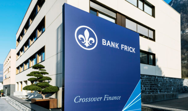 Bank Frick bietet Stable Coin as a Service (SCaaS) an Hauptsitz Bank Frick in Liechtenstein