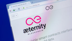 Screenshot von der Aeternity Homepage