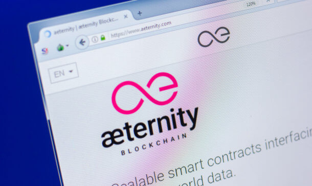 Aeternity startet Monetarisierungsplattform für soziales Engagement Screenshot von der Aeternity Homepage