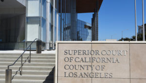 das gerichtsgebäude des superior court in kalifornien