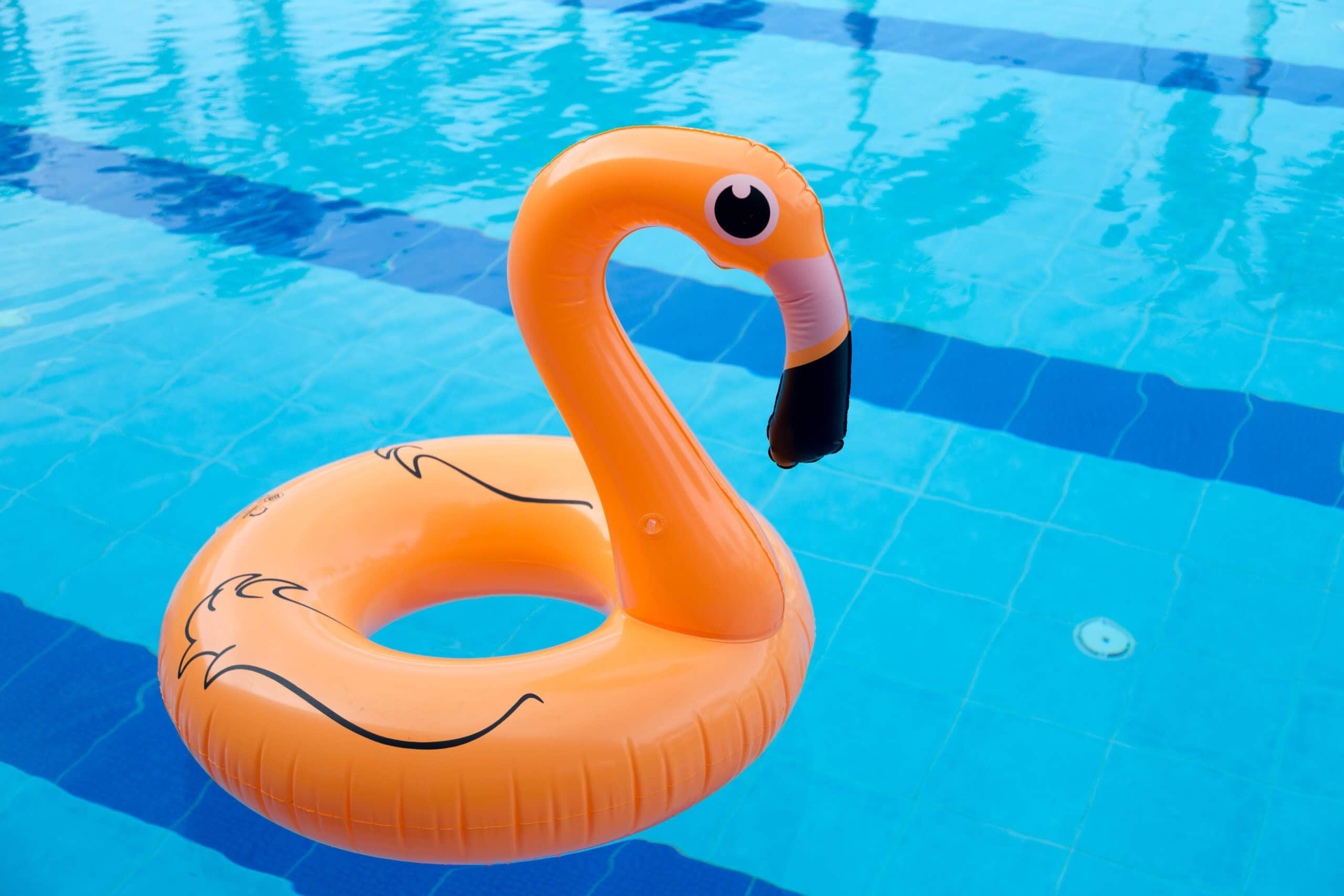 Aufblasbarer Flamingo-Schwimmring