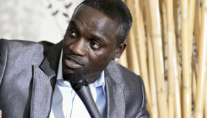 Der Sänger Akon bei der Vorstellung seines Albums Freedom in Mexico City