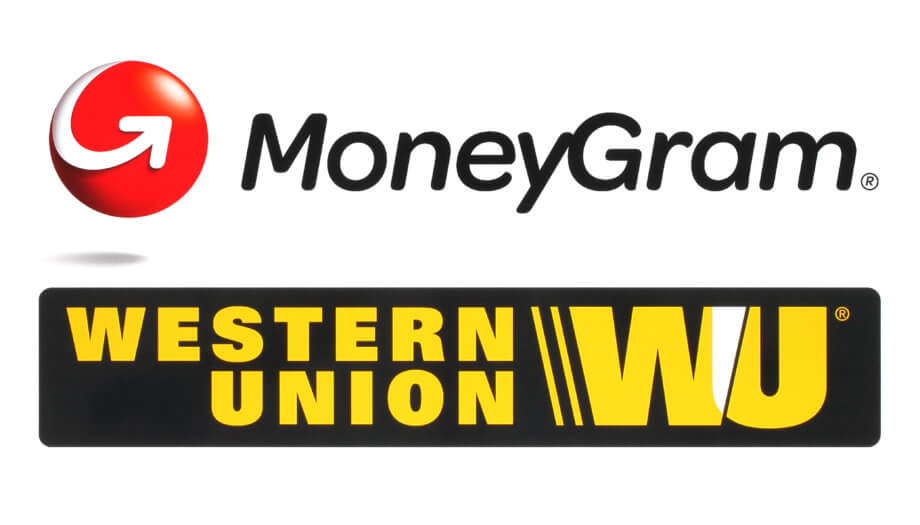 Western Union will MoneyGram schlucken - mögliche Folgen für Bitcoin Western Union Logo mit Moneygram Logo