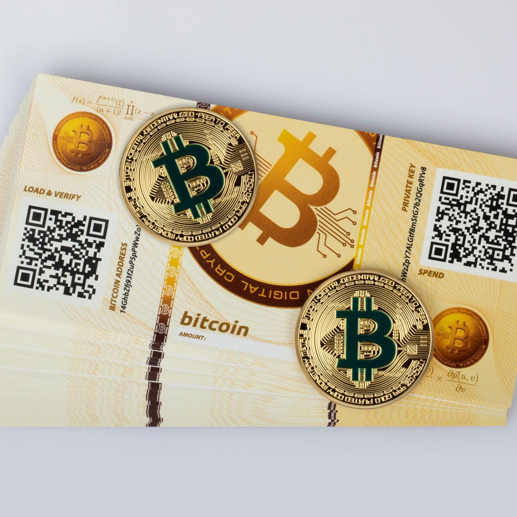 Bitcoin (BTC): Infos zur Einrichtung der Paper Wallet