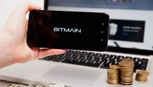 Bitmain logo on phone