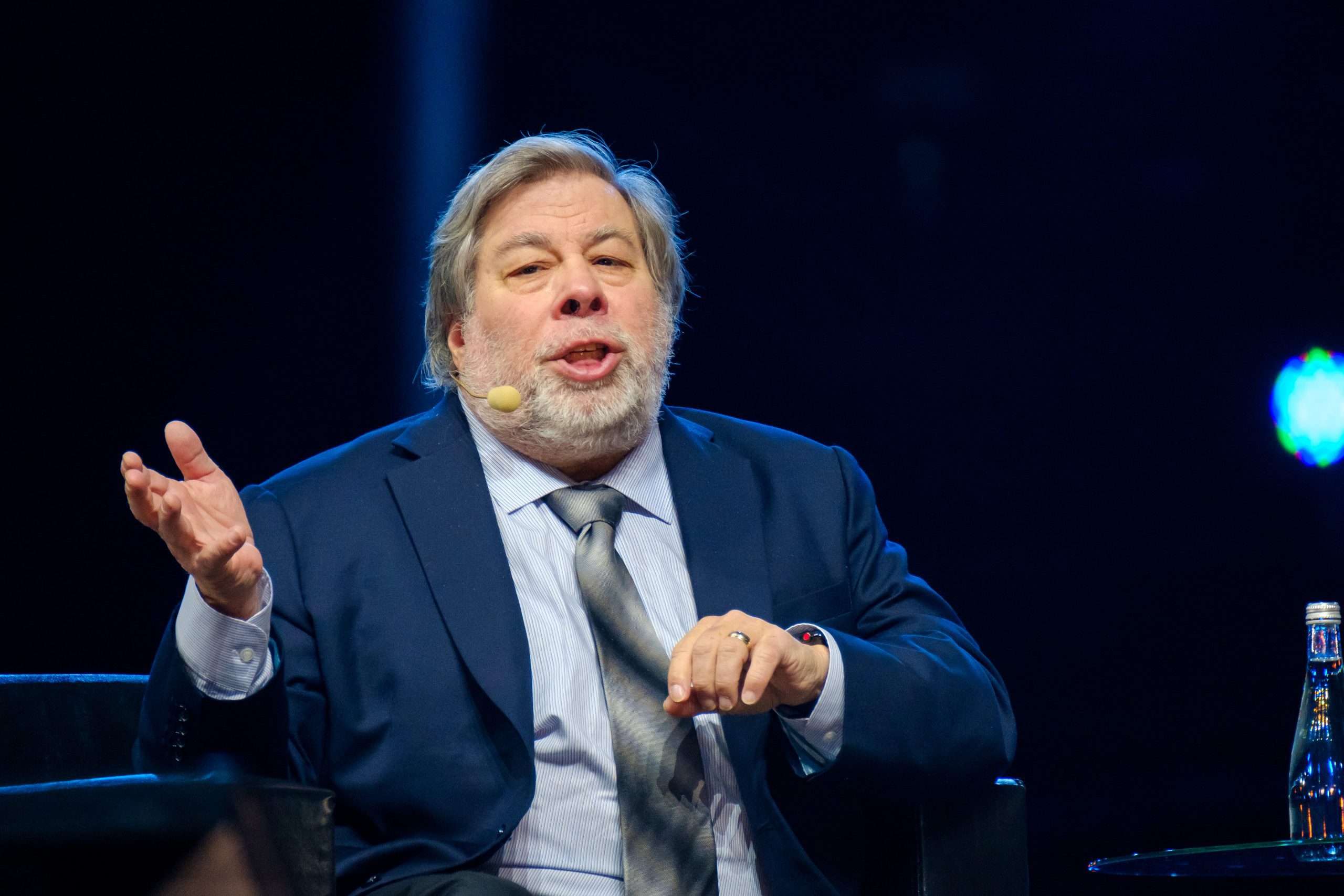 steve wozniak, der mitgründer von apple, sagt irgendwas