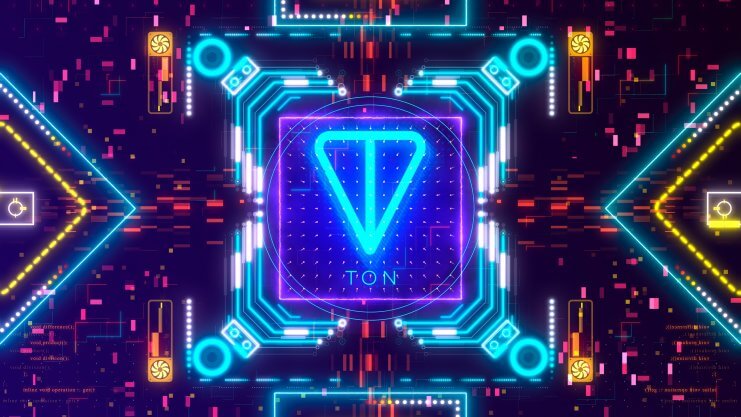 TON-Logo in NEON-Optik