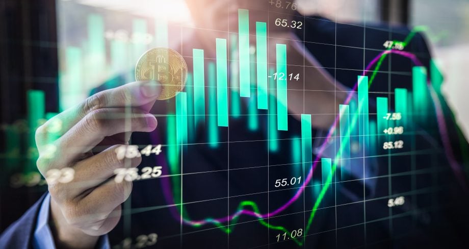 Finoa und Bankhaus Scheich ermöglichen professionellen Krypto-Handel Bitcoin-Münze und Charts