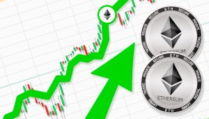 Symbolbild für steigenden Ethereum-Kurs (ETH)