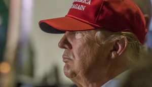 Profilaufnahme von US-Präsident Donald J. Trump