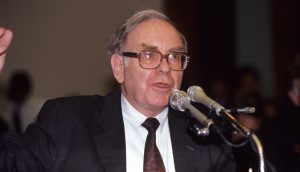 Warren Buffet im Jahr 1991: Damals noch ein Gold-Gegner