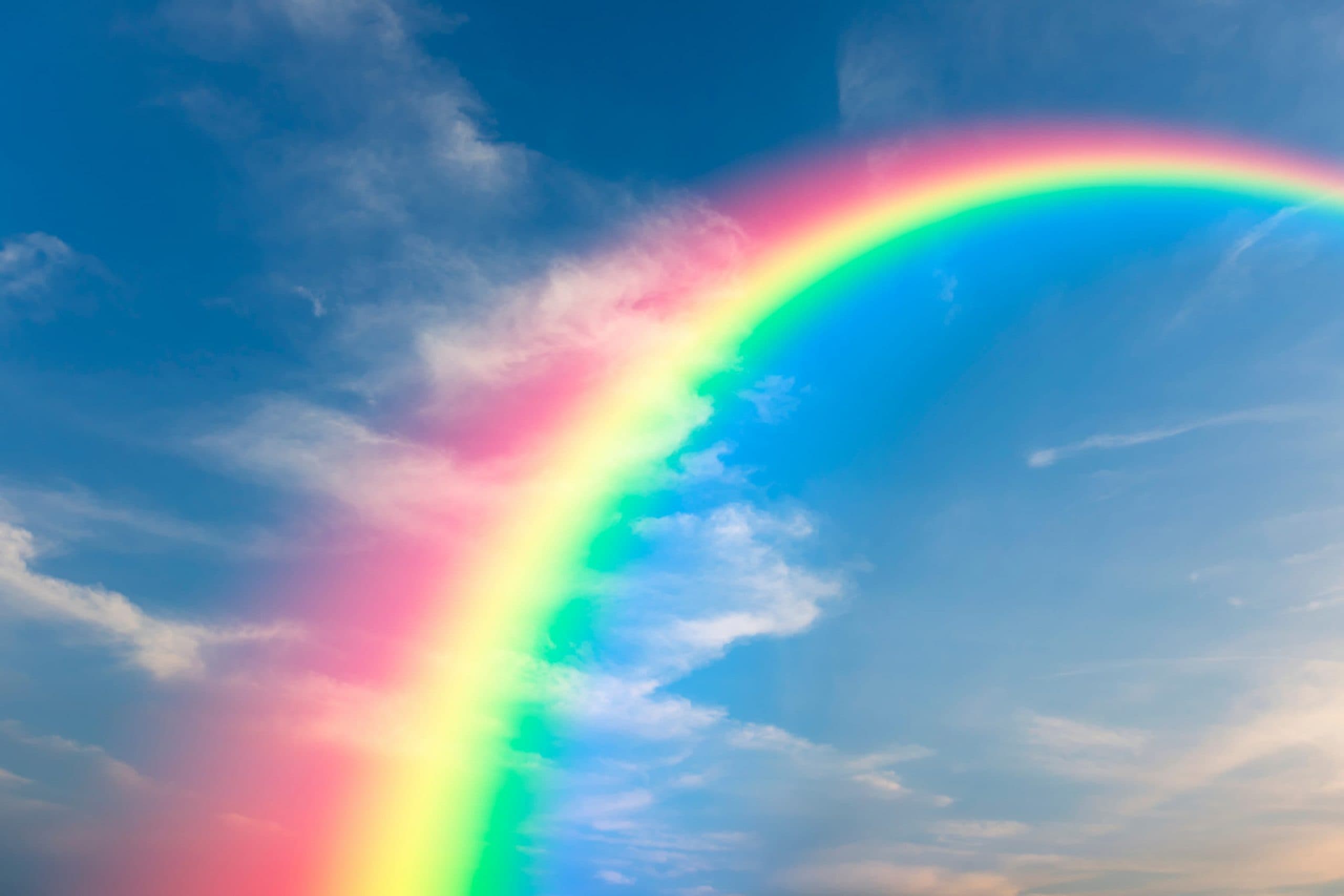 Ein Regenboggen