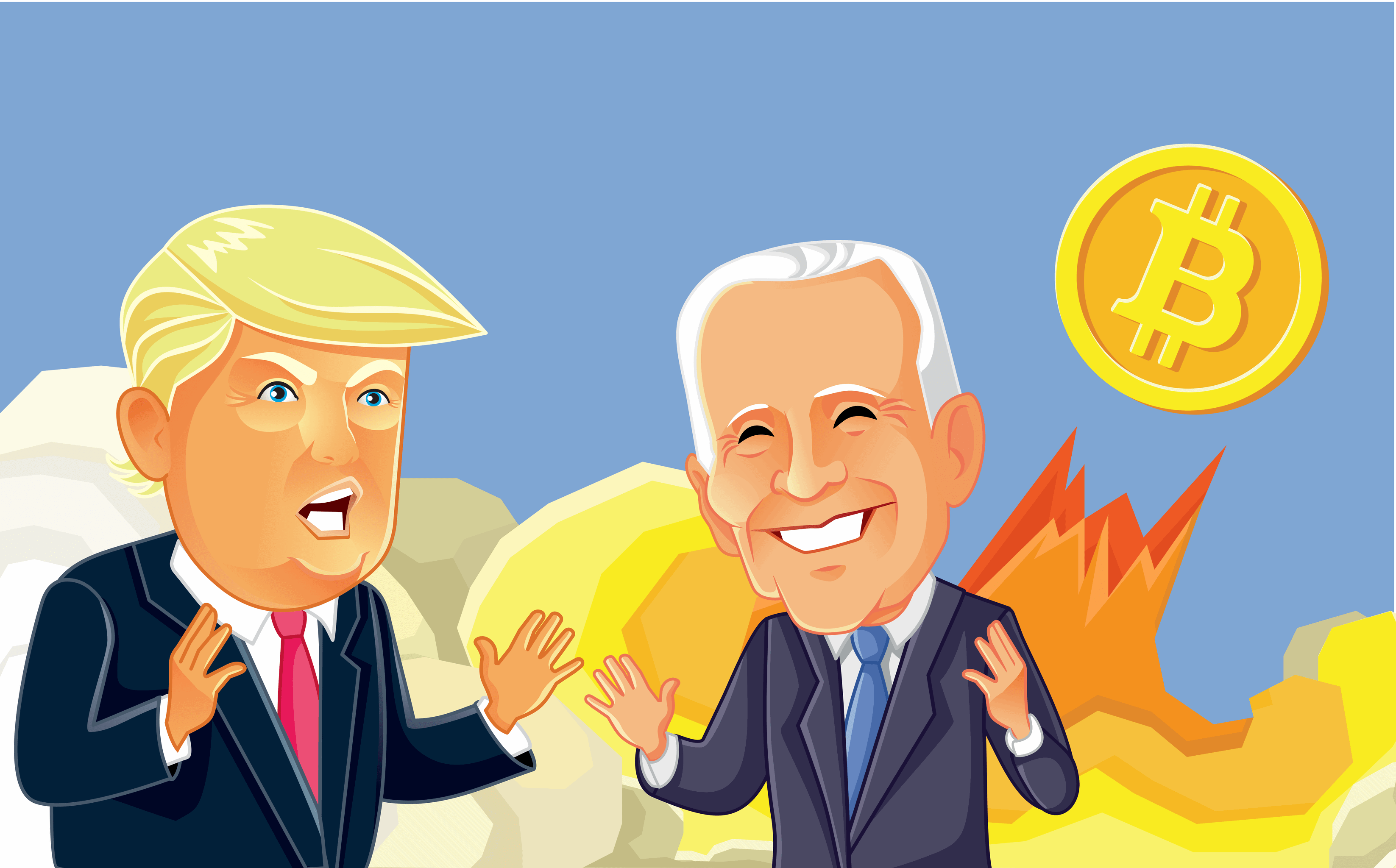 Trump und Biden