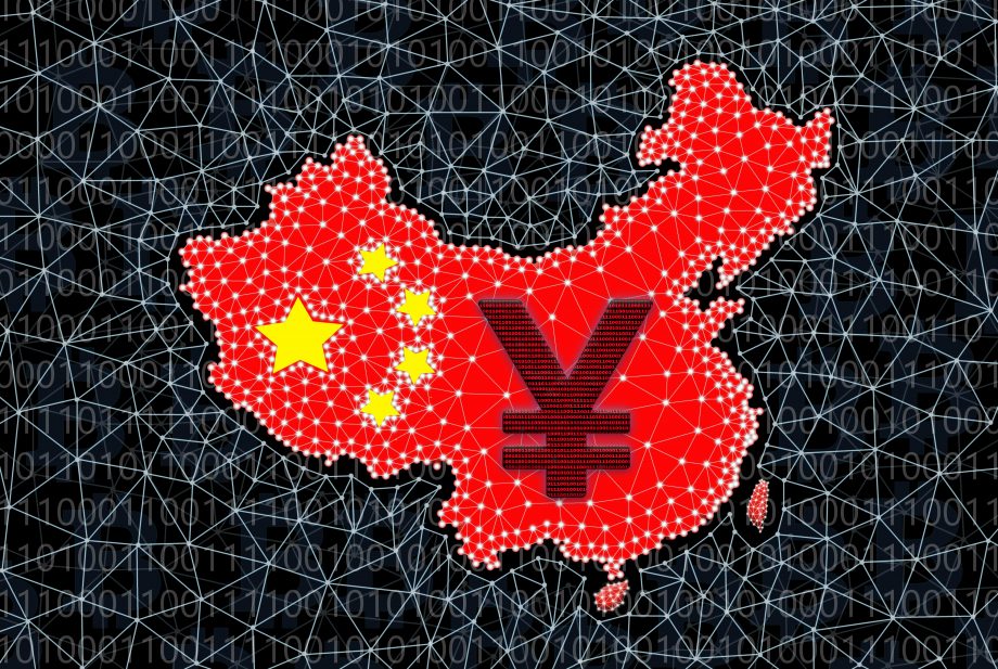 Im Schatten der US-Wahl - China schmiedet am digitalen Yuan China - Digitaler Yuan auf chinesischer Karte