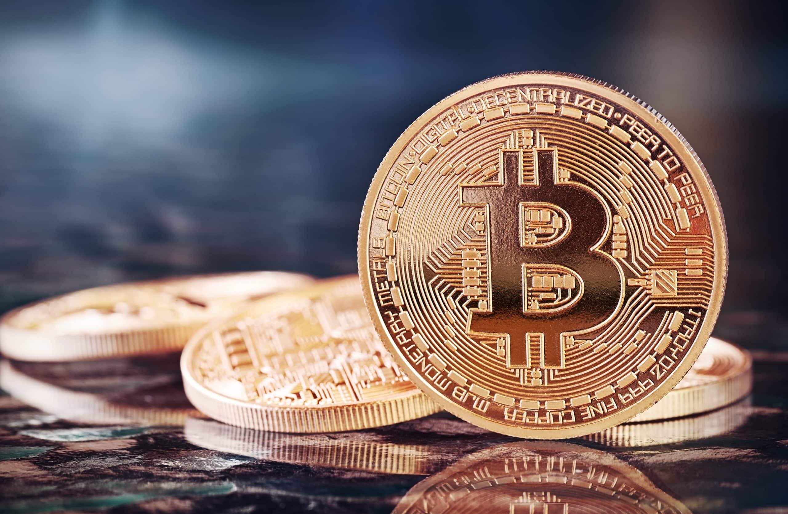 Bitcoin-Münze