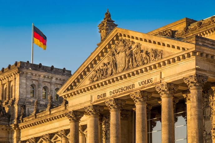 Der Bundestag in Berlin.