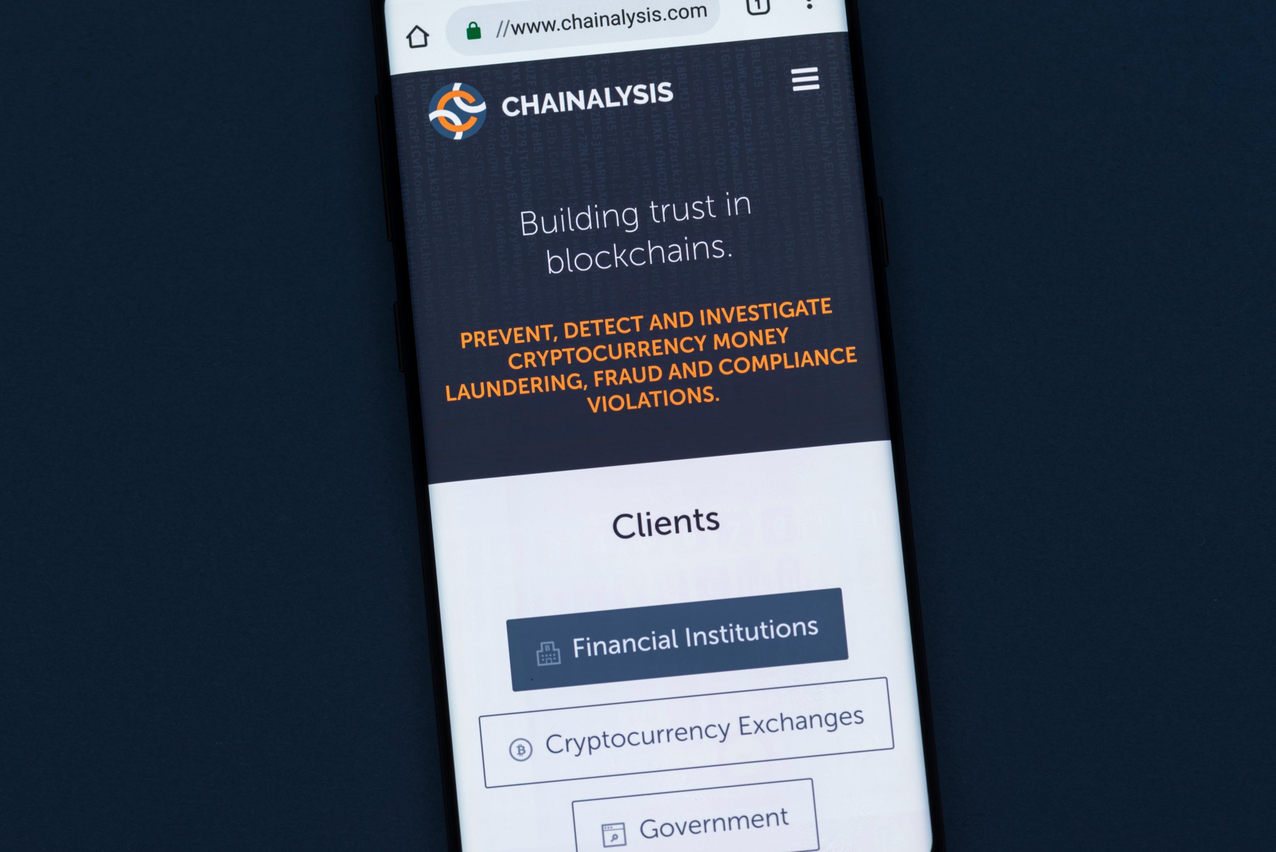 Chainalysis Fundingrunde