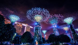 Der Hafen Singapurs