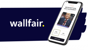 Donald Trump ist auf einem Smartphone abgebildet