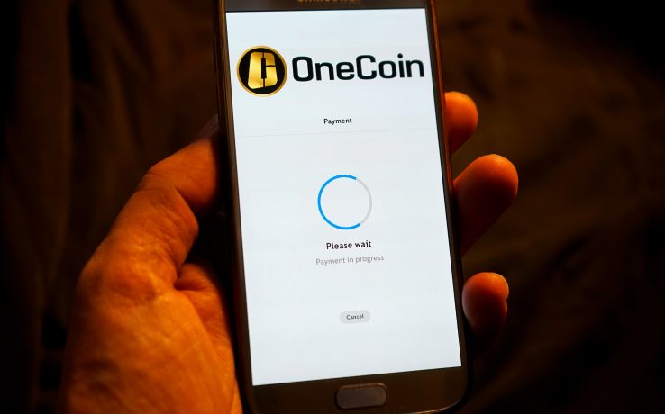 Onecoin-App auf Handy