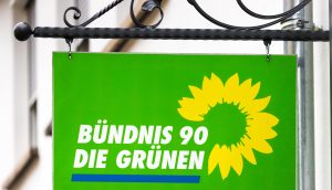 Das Logo der Partei: Bündnis 90 / Die Grünen.