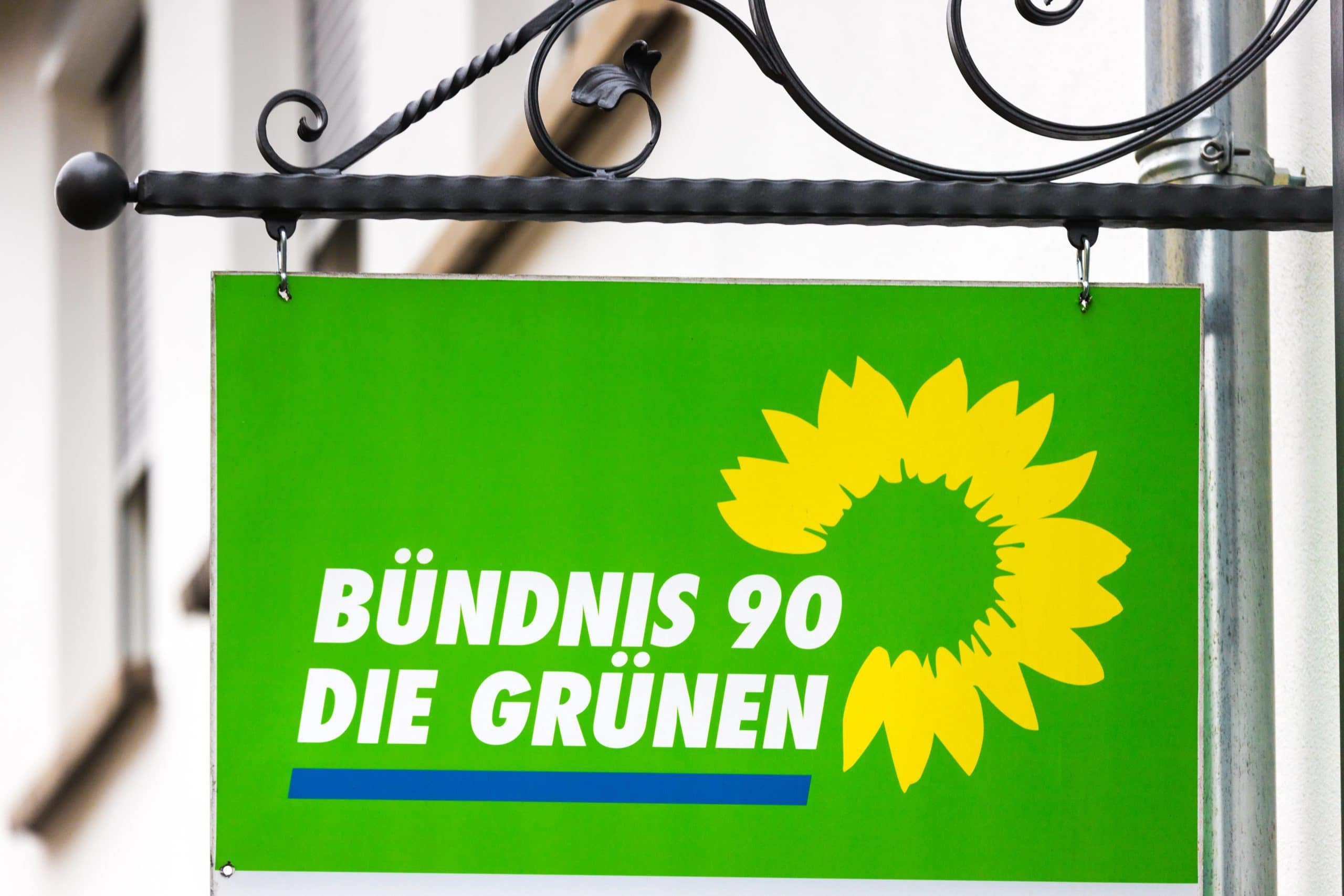 Das Logo der Partei: Bündnis 90 / Die Grünen.